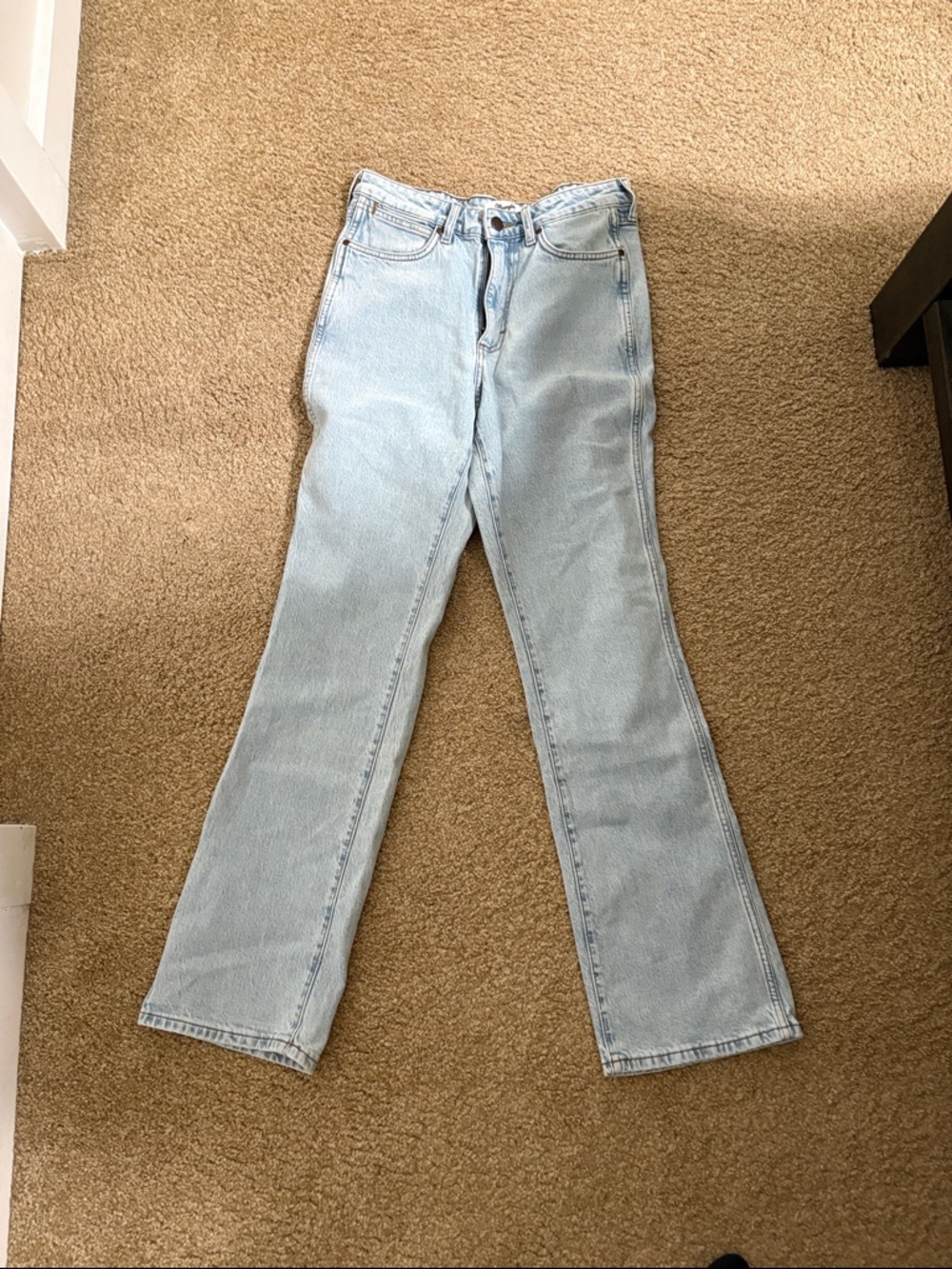 Light Wash Women's Straight-Leg Jeans